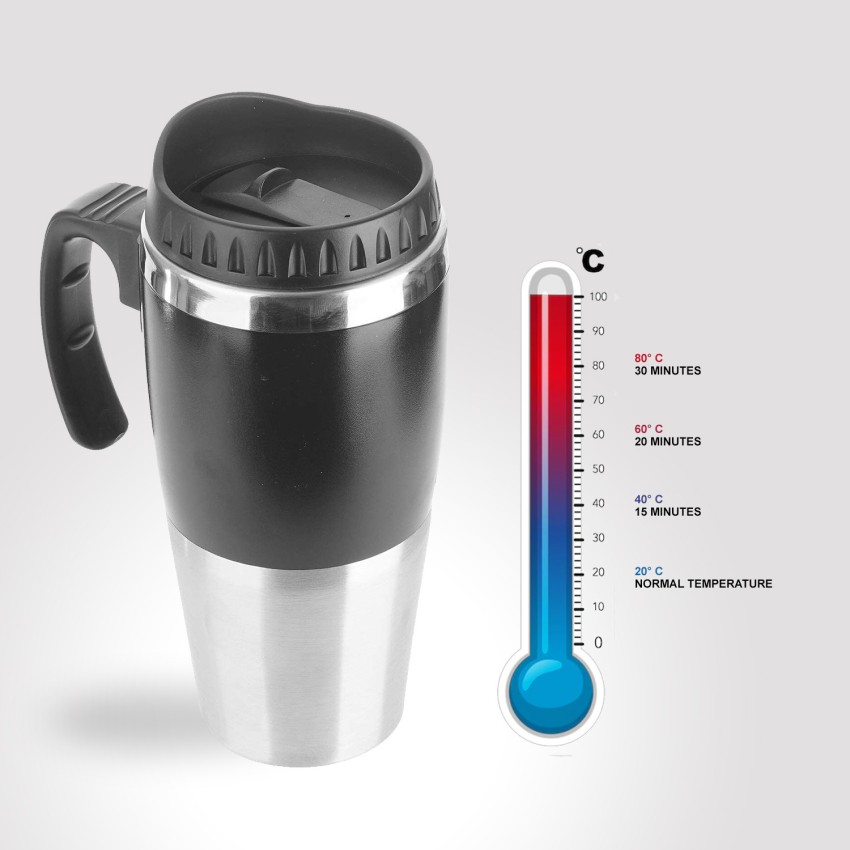 Heated Travel Mug with USB 12Volt Adapter