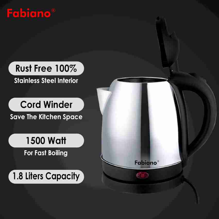 Fabiano electric sale kettle 1.8 litre