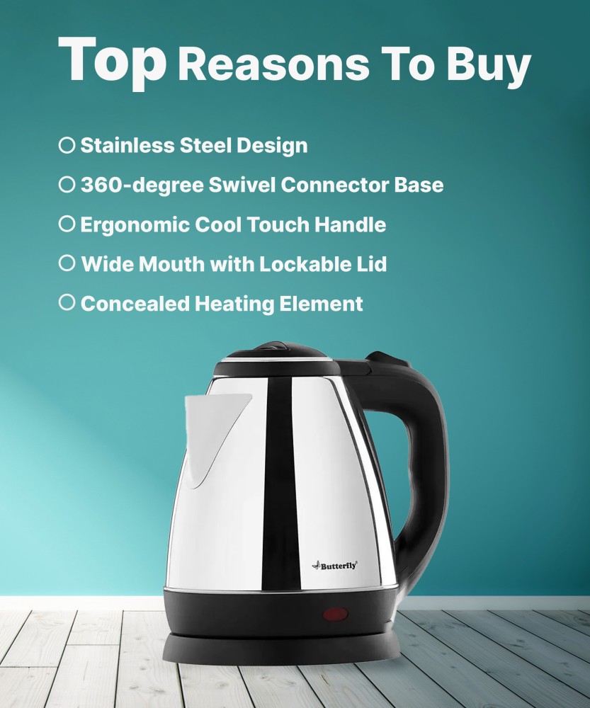 Fashion butterfly rapid electric kettle