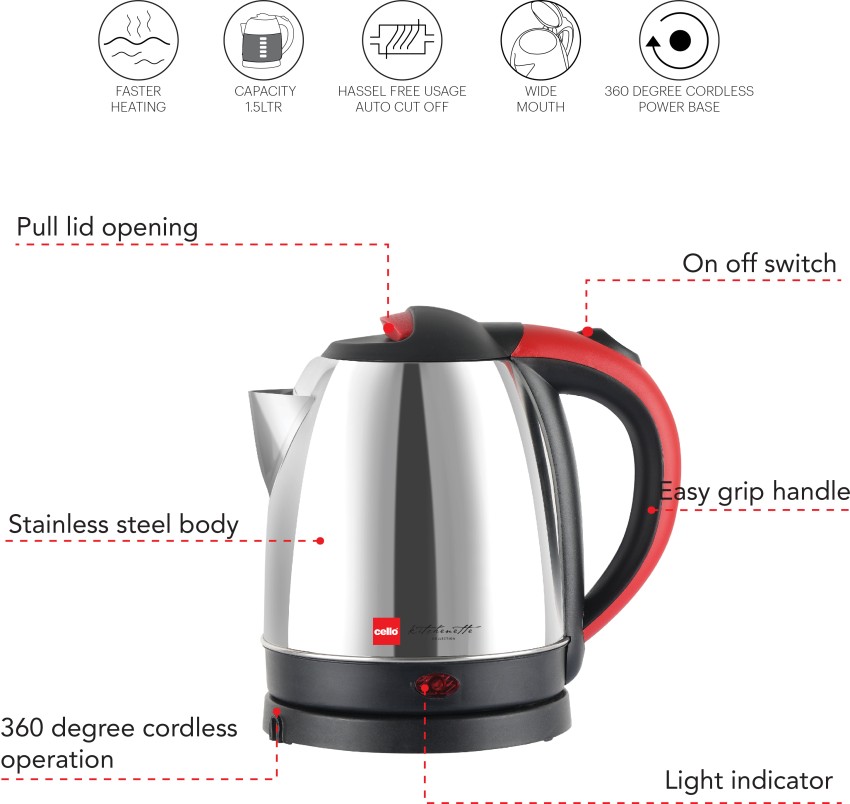 Cello best sale kettle online