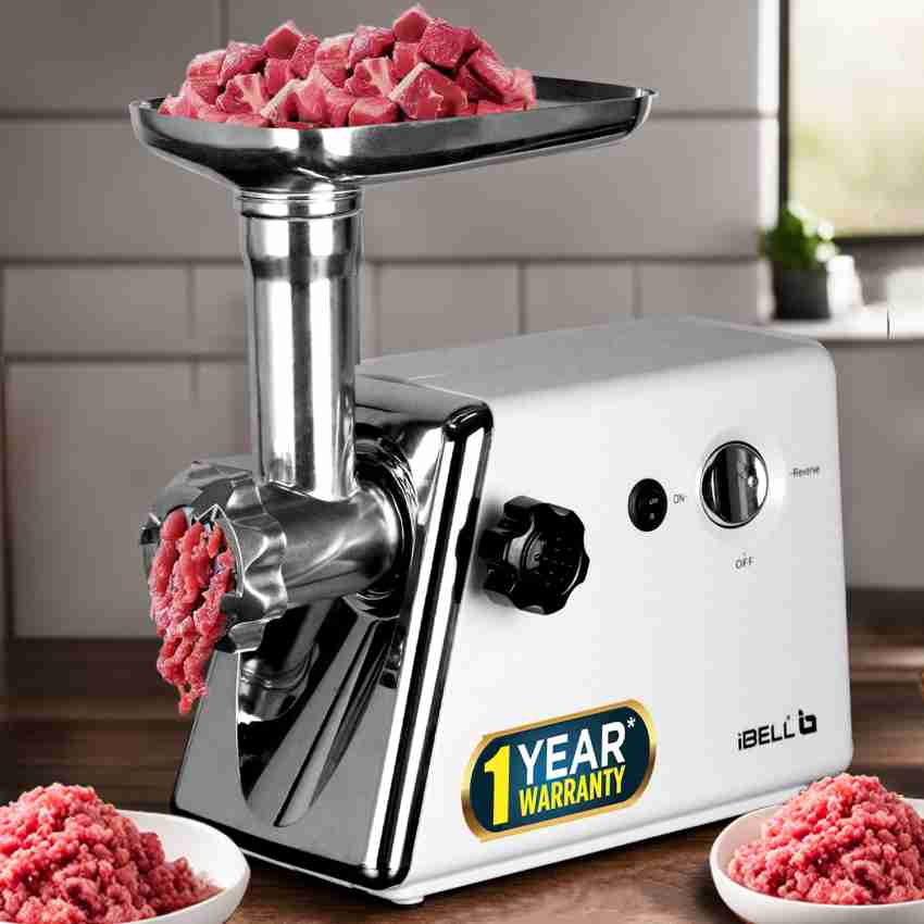 Heavy Duty Electric Meat Grinder Mincer & Sausage Maker Kibbe Attachment  New