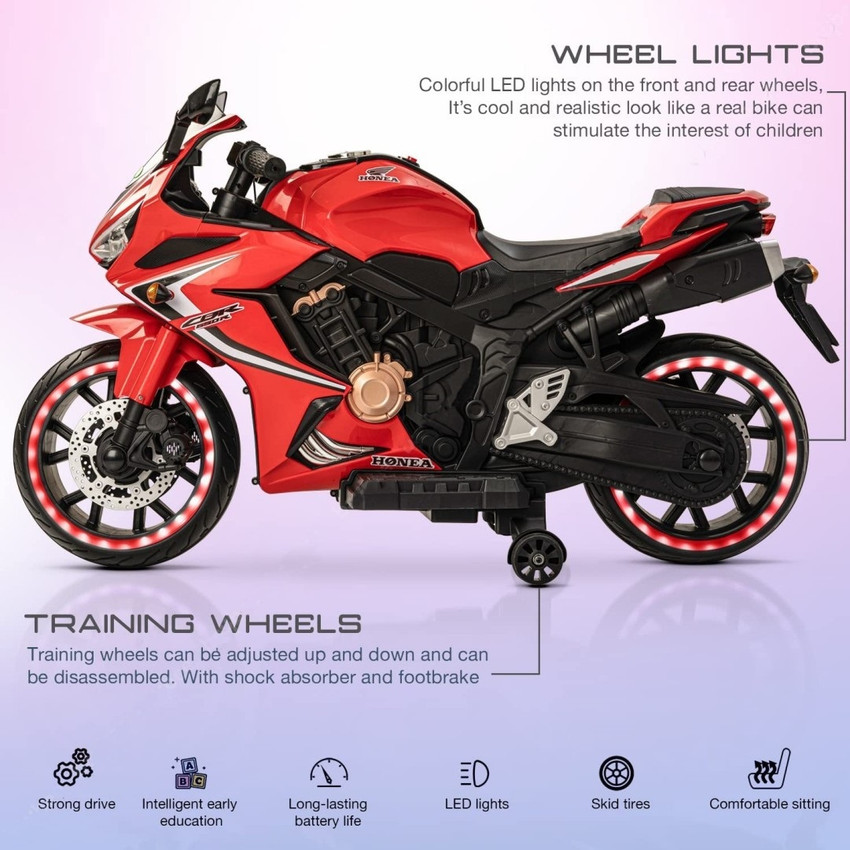 Ebabykart Kids Honda CBR 12V Electric Ride On Bike For Kids with