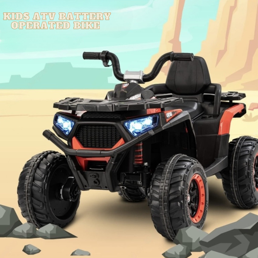 THELHARSATOYS Rechargeable ATV Battery Operated Bike For Kids Bike