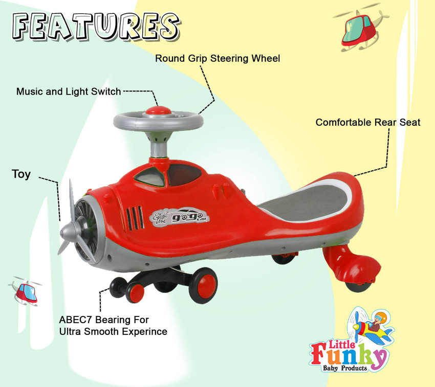 Little Funky GoGo Swing Car For Kids GoGo Swing Car For Kids shop for Little Funky products in India. Flipkart