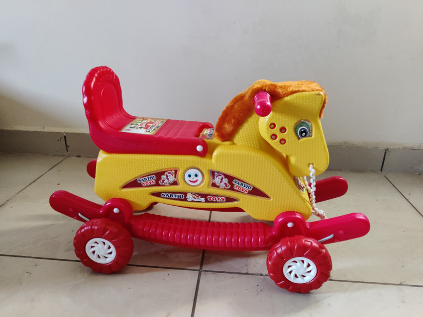 oh baby by flipkart PLASTIC CHETAK HORSE ROCKING FUNCTION WITH