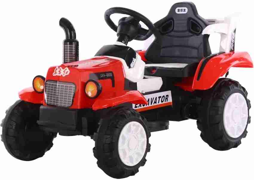 Battery toy tractor top