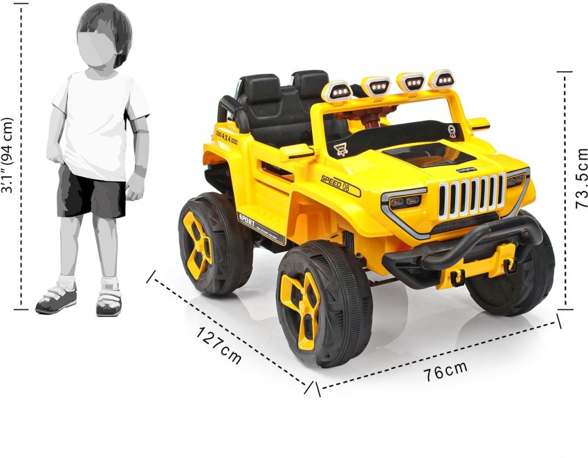 Alstoy 1200 Jeep for kids Ride on electric toy with remote control