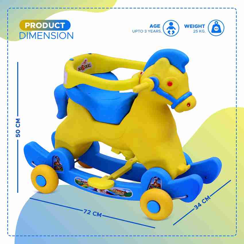 Dash 2 in 1 Ride on Horse for Kids Rocker Come Ride on Kids 1 Years Rideons Wagons Non Battery Operated Ride On Price in India Buy Dash 2 in 1 Ride on Horse for Kids Rocker Come Ride on Kids 1 Years R...
