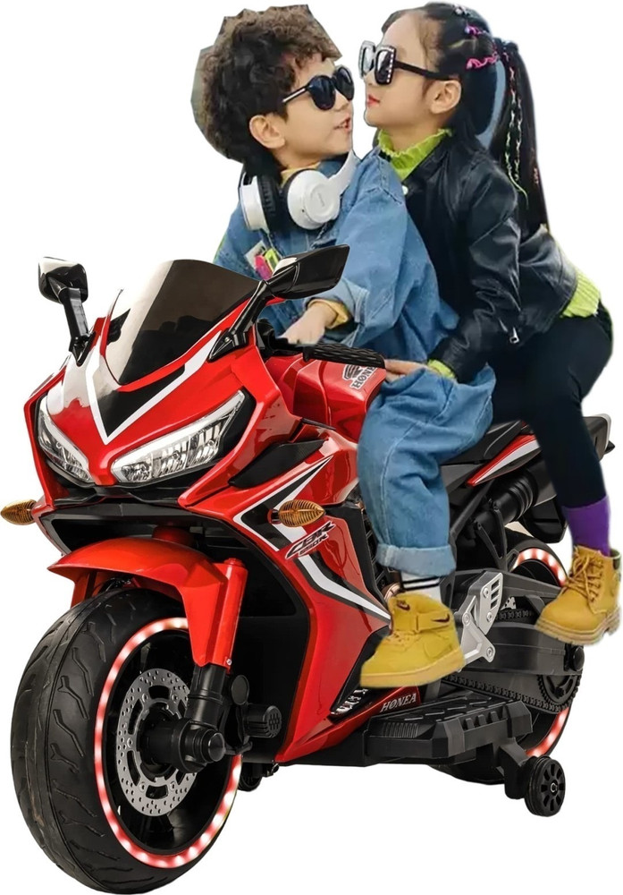 Ebabykart Honda CBR 12V Electric Ride On Bike For Kids with hand Accelerator 2 7Yrs Bike Battery Operated Ride On Price in India Buy Ebabykart Honda CBR 12V Electric Ride On Bike