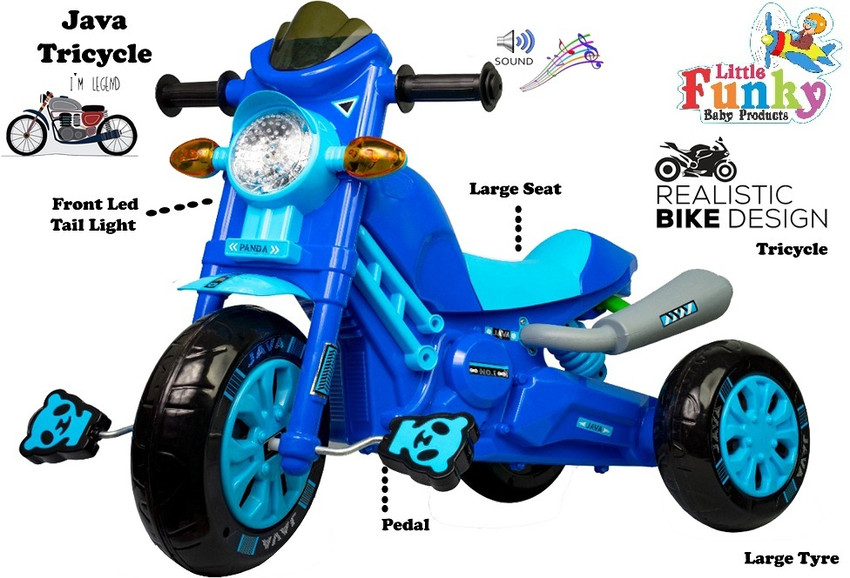 Little Funky Stylish Bike Pedal Tricycle for Kids 1.5 5 years Java Toy Tricycle Tricycle Price in India Buy Little Funky Stylish Bike Pedal Tricycle for Kids 1.5 5 years Java Toy Tricycle