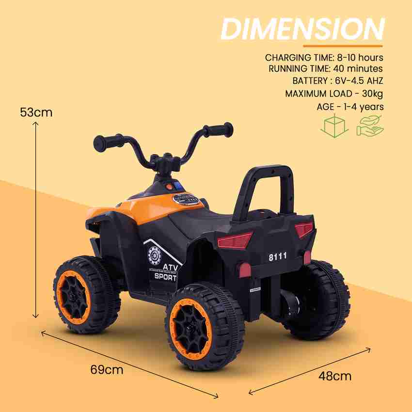 Battery operated atv for 8 year old hot sale