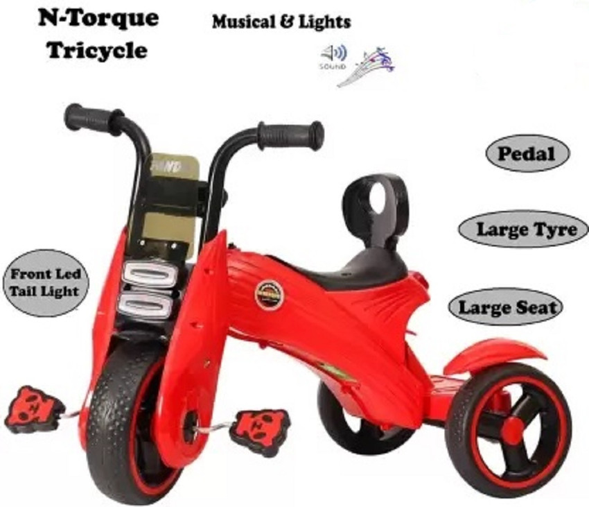 Smiley Bell Pedal Tricycle 3 5 Years Scooter Non Battery Operated