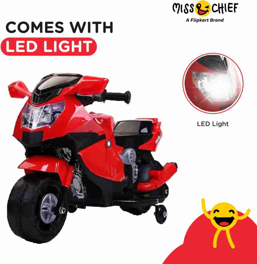 Miss Chief by Flipkart Electric 6V Bike Rideons Wagons Battery