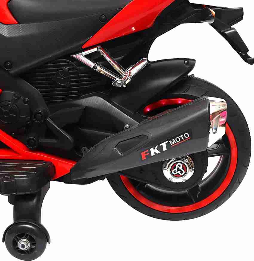 Buy SHAKYA WORLD R15 Battery Operated Rechargeable Ride On Electric Sports  Bike for Kids, 1 to 7 Year, White Online at Low Prices in India 