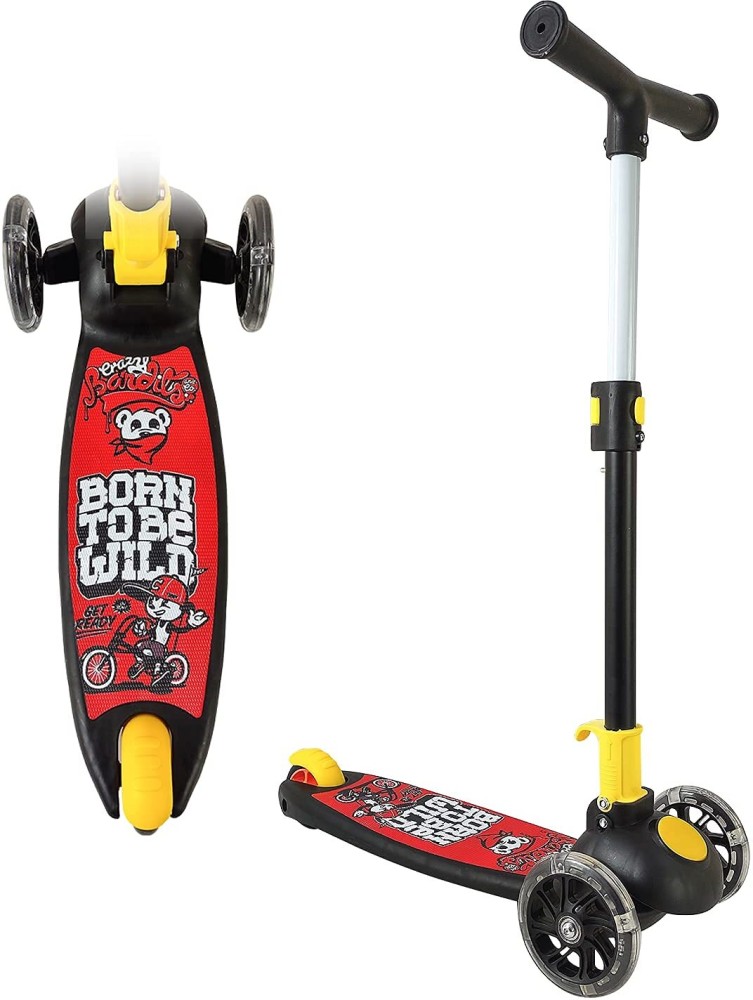 VARAA G OFFERS KIDS LED WHEEL HEIGHT ADJUSTABLE SCOOTER, 50KG