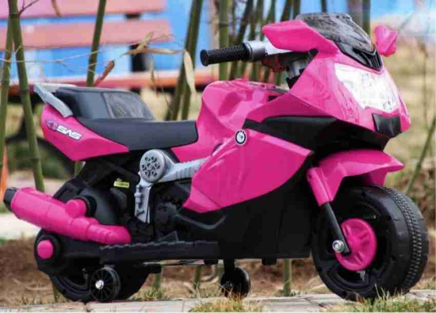 Pink electric hot sale bike