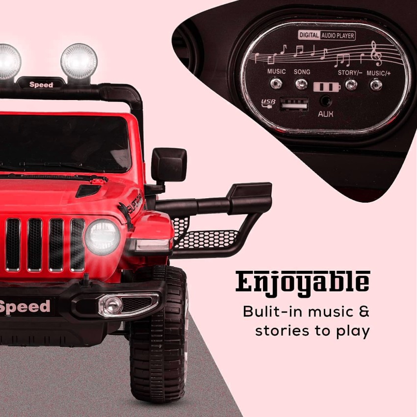 StarAndDaisy Electric Jeep for Kids with Rechargeable Battery  Rideones  for Girls & Boys - Jeep Battery Operated Ride On Price in India - Buy  StarAndDaisy Electric Jeep for Kids with Rechargeable