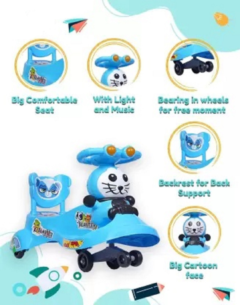 Smiley Bell BABY PRODUCTS SWING CAR BLASTER PANDA SWING CAR Car Non Battery Operated Ride On Price in India Buy Smiley Bell BABY PRODUCTS SWING CAR BLASTER PANDA SWING CAR Car