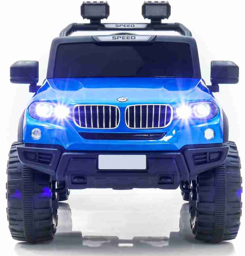 Blue jeep for kids hot sale