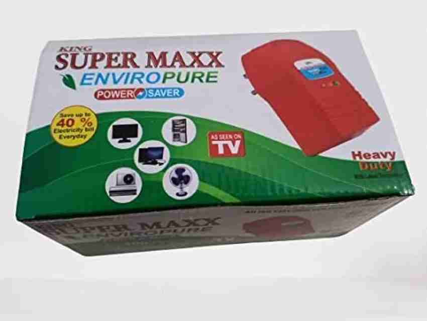 PairiT Electricity Power Saver Energy Saving Device (King Super Maxx) Combo  Pack of 2 Super Maxx Power Saver Save electricity Bill up to 40 % (ECONOMY  PACK) Three Pin Plug Price in