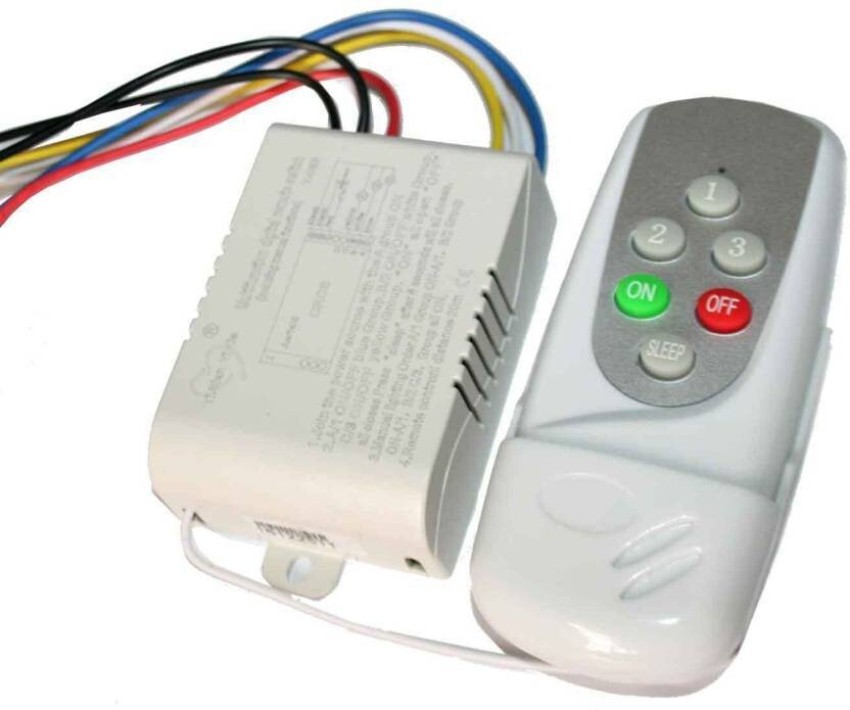 TRP Traders Four Way 4-Way Wireless Remote Control Switch For Fans