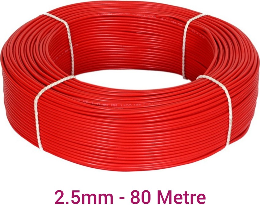 Kaalingaa House Wire 2.50 sq.mm PVC FR Insulated Electric Wiring 2.5 sq/mm  Green 100 ft. Wire Price in India - Buy Kaalingaa House Wire 2.50 sq.mm PVC  FR Insulated Electric Wiring 2.5