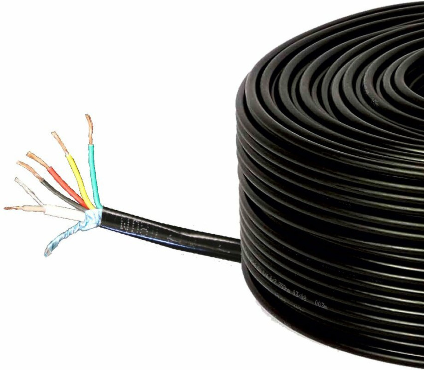 D25 10 Meter 23AWG Pure Copper 3 1 CCTV Camera Coaxial Cable For