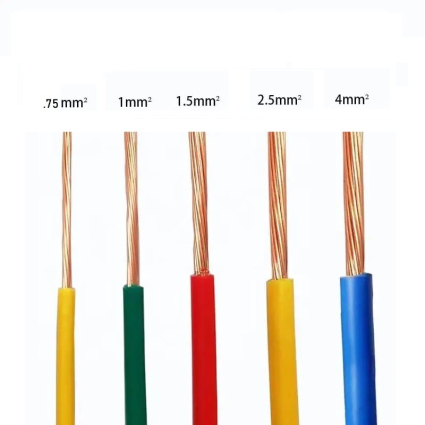JELECTRICALS PVC 1 sq/mm Multicolor 40 m Wire Price in India - Buy