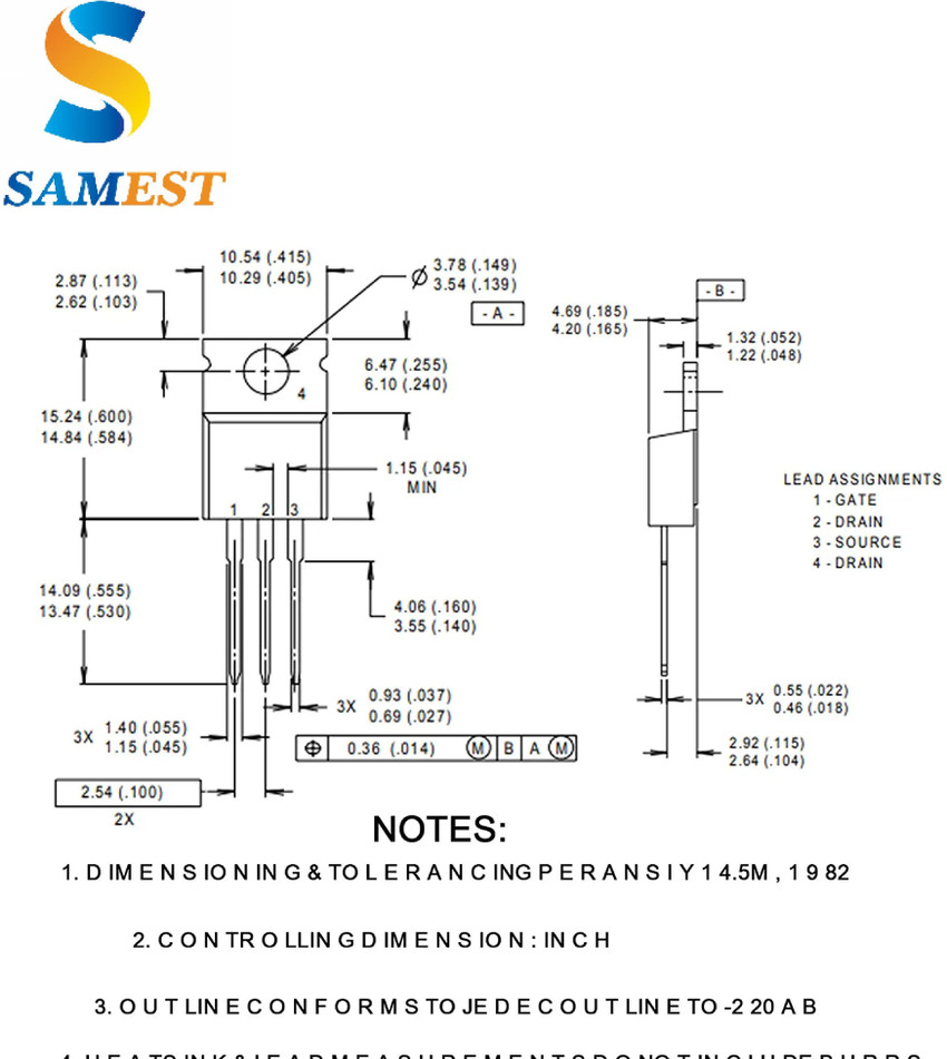 IRF840 MOSFET Datasheet, Pinout, Features Equivalents, 57 OFF