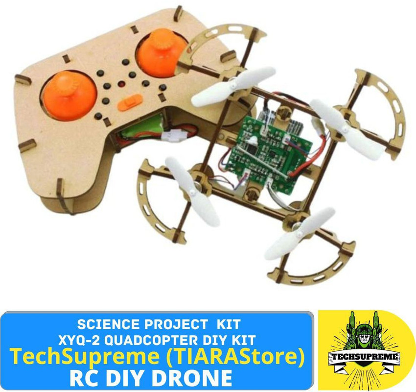TechSupreme RC Quadcopter 360 Flips Remote Control 2.4G DIY Drone Kit RC Drone Educational Electronic Hobby Kit Price in India Buy TechSupreme RC Quadcopter 360 Flips Remote Control 2.4G DIY Drone