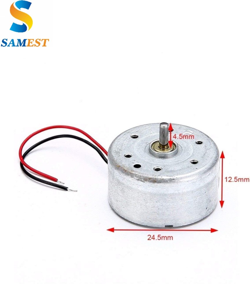 Toy motor, hobby motor, DC motor, miniature motor, small motor, low voltage  motor. Round 
