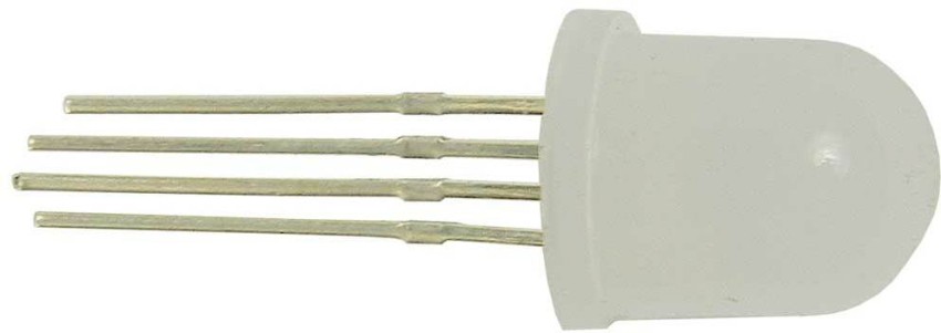 RANVIRKAR 8mm Common Anode 4 Pin Tri Color Diffused Light Lamp LED Diode  Rgb Light 20pcs Electronic Components Electronic Hobby Kit Price in India -  Buy RANVIRKAR 8mm Common Anode 4 Pin Tri Color Diffused Light Lamp LED  Diode Rgb