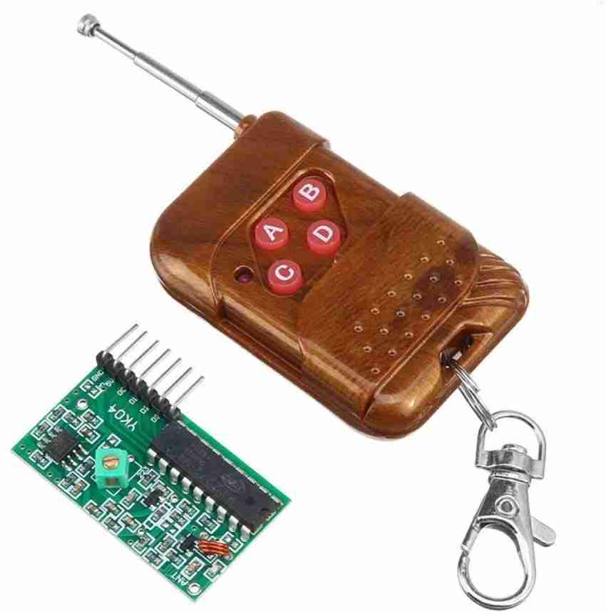 4 CH AC Wireless RF Remote Control Switch Kit Receiver and