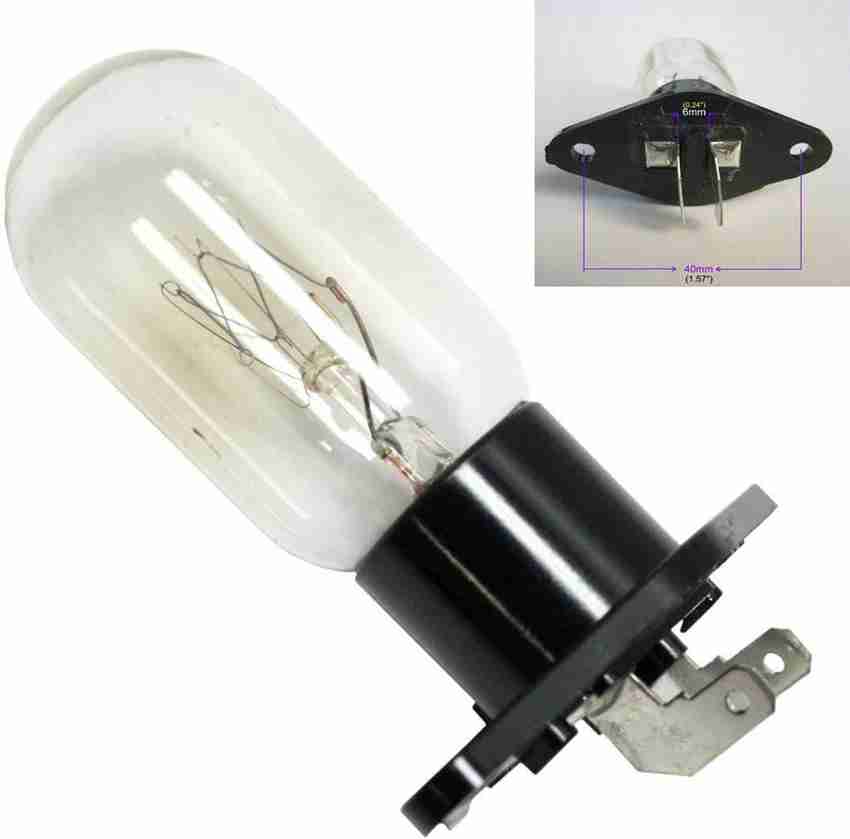 Lg microwave sales light bulb type