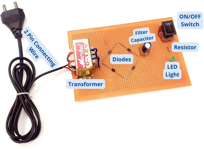 ERH India Full Wave Bridge Rectifier School Project Working Model