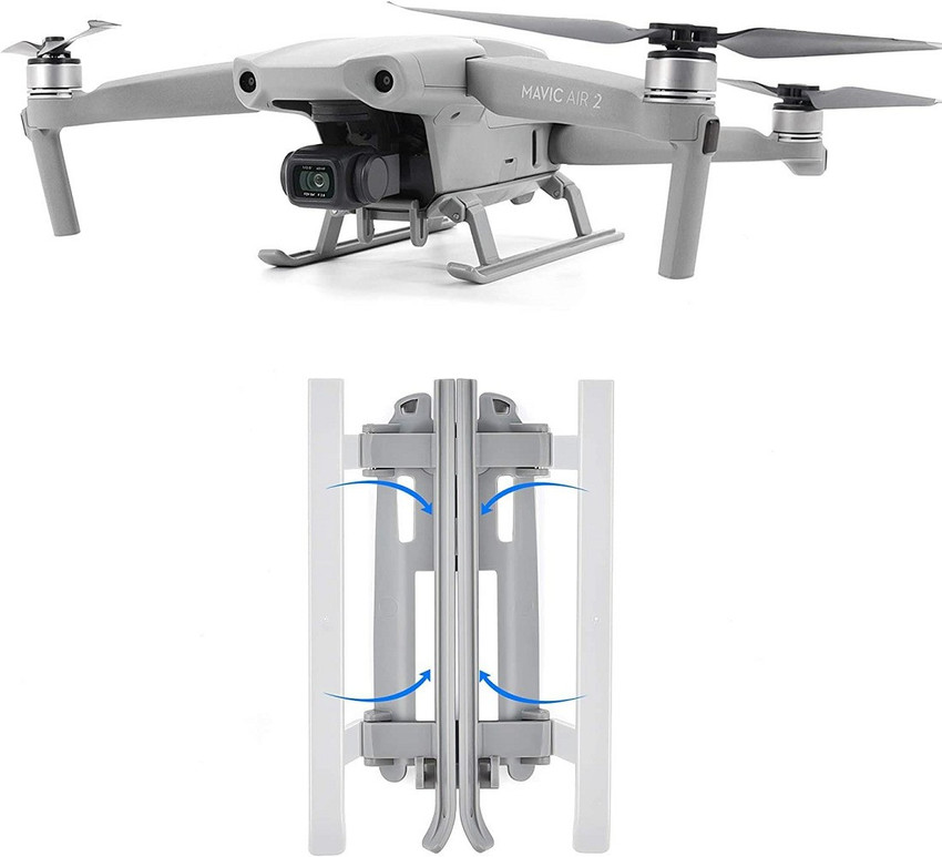 TMG Mavic Air 2S Landing Gear Extended Foldable Legs Kit for DJI