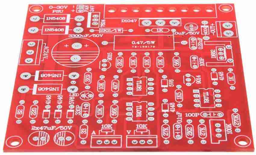 Module d'alimentation régulée DC réglable (0 - 30 V / 2 mA - 3 A) - KIT DIY  (souder soi-même) - Otronic