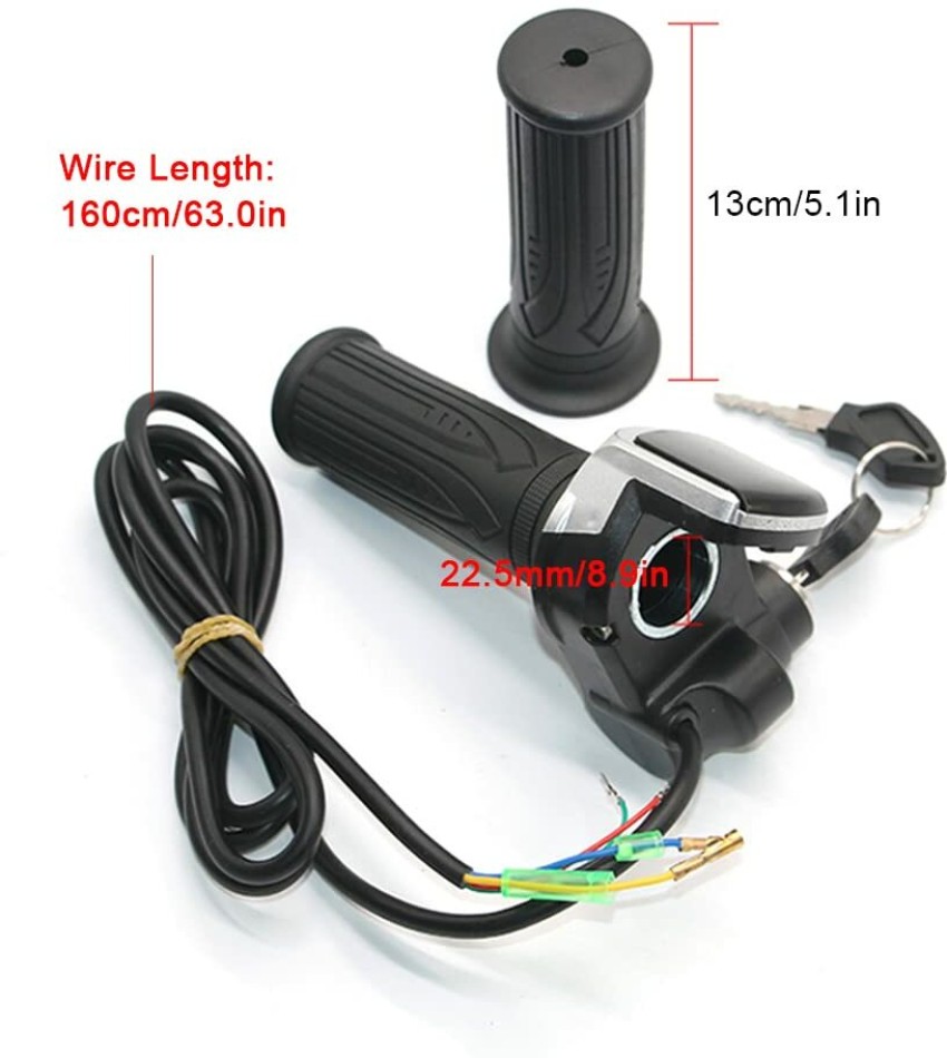 Hello Electric 24V 36V 48V Electric Bike Throttle with LCD Battery