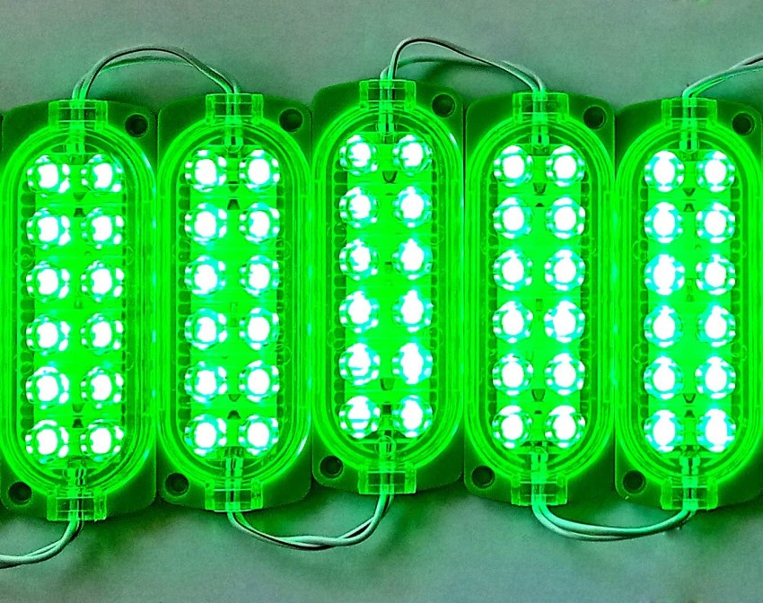 12 volt green led store light strips waterproof