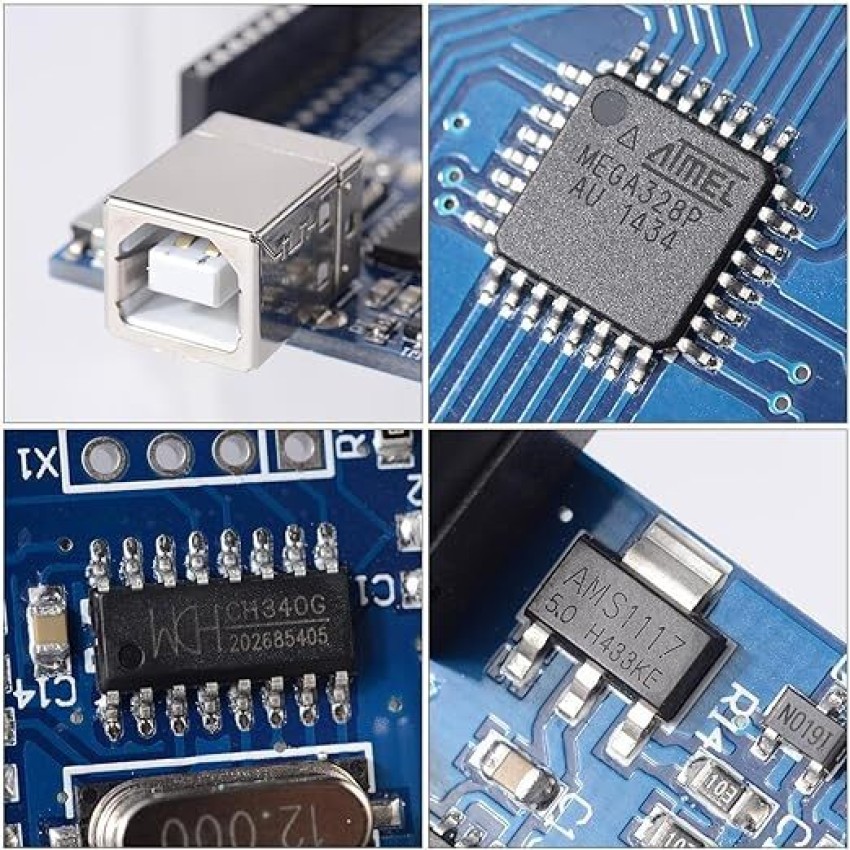 Arduino Uno R3 SMD Compatible Board + Cable for Arduino Uno - roboway