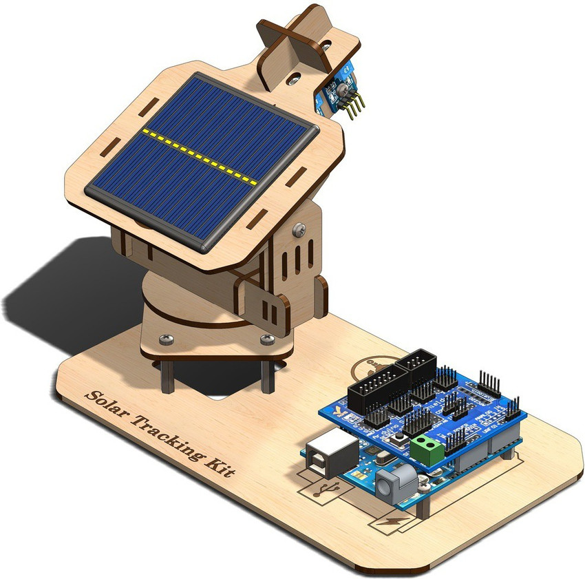 Dual Axis Solar Tracker Kit SunRobotics Arduino Based Dual Axis Smart