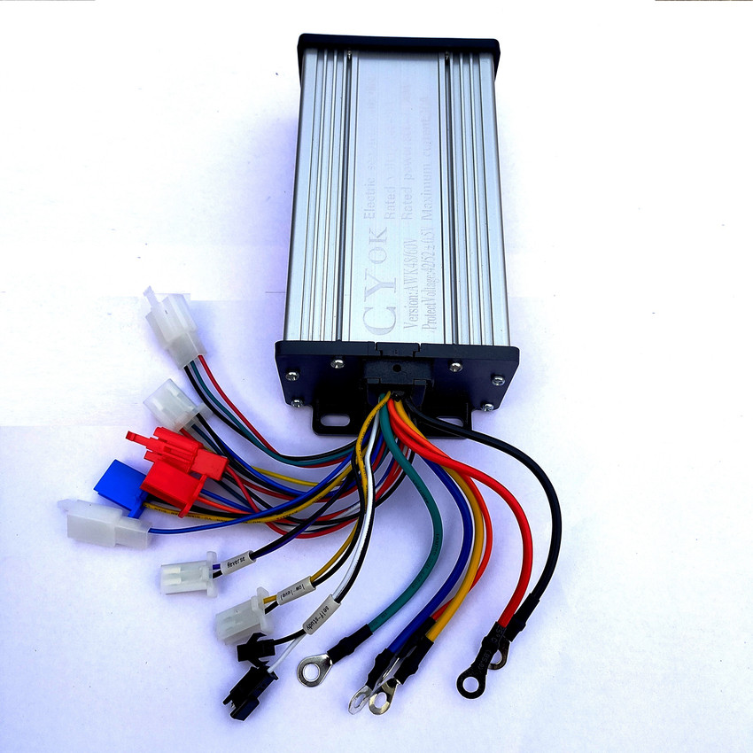 EJWAYGO BLDC Hub Motor Controller 48V 60V for E Bike Electric Scooter Automotive Electronic Hobby Kit