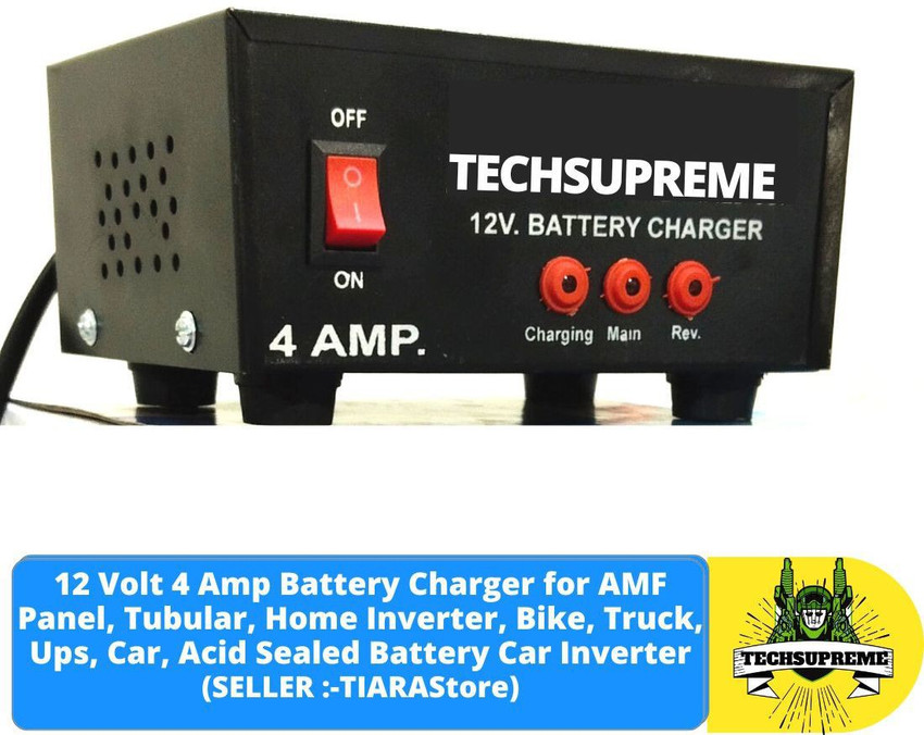 12v 4 amp battery cheap charger