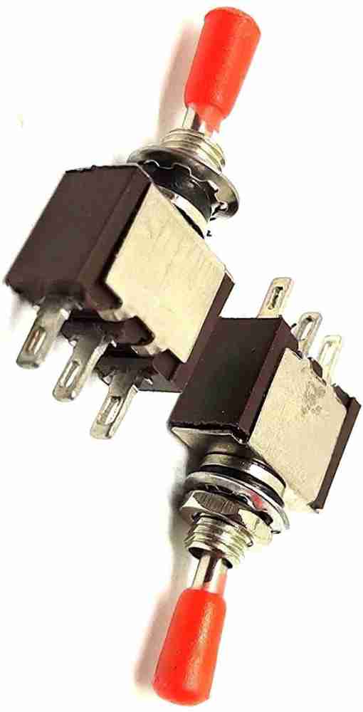 SPDT Push-Pull Switch, 3 Position - Off/On 1/On 1 and 2