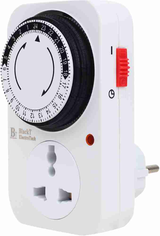 24 Hour Plug in Mechanical Timer Switch, ON/OFF Timer - WE Hydroponics