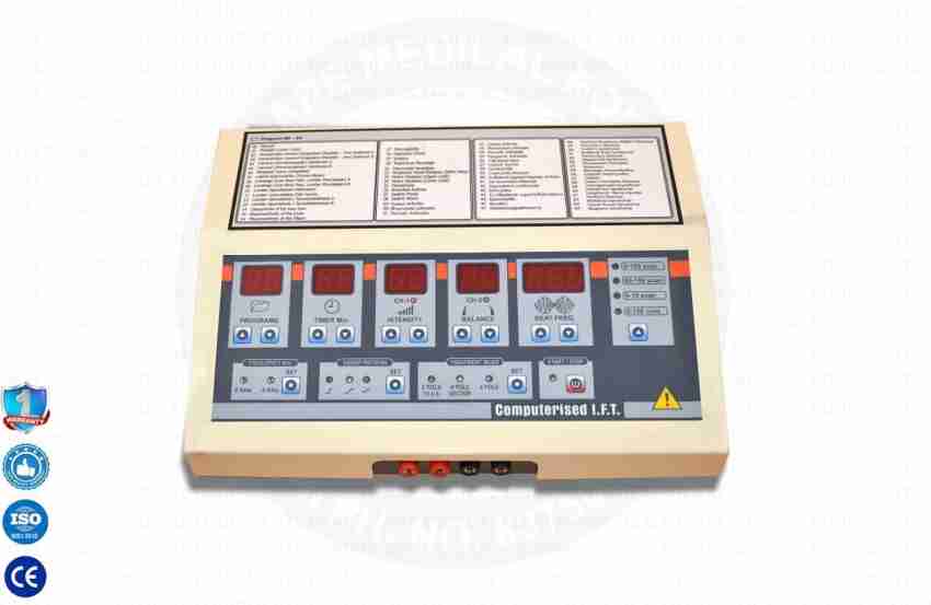 Interference electrotherapy physiotherapy machine