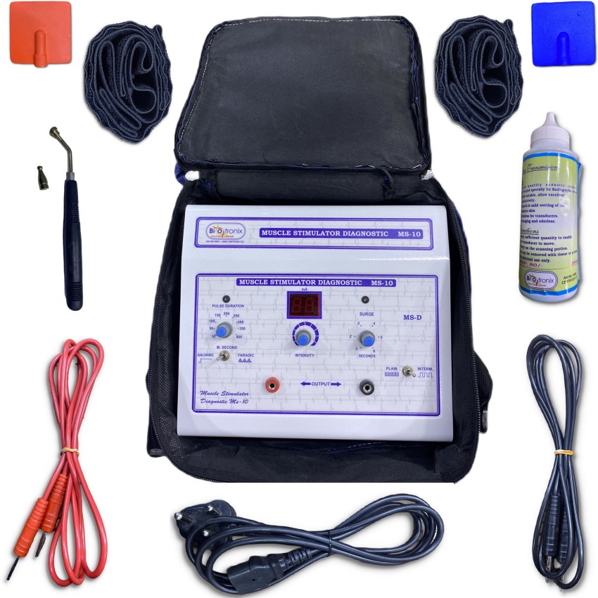 Biotronix Muscle Stimulator Electrotherapy Device Portable Single
