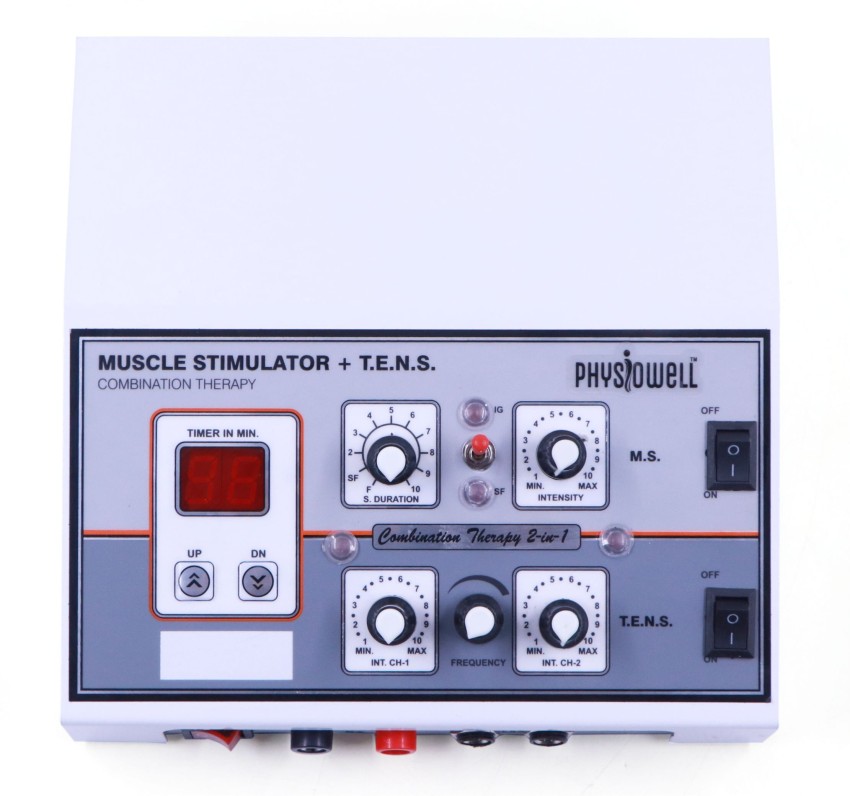 Physiotrack Nerve Stimulator Machine Tens 2 Channel Machine for  Physiotherapy Stimulation Machine Electrical Muscle Stimulation  Physiotherapy Equipment Electrotherapy Device Price in India - Buy  Physiotrack Nerve Stimulator Machine Tens 2 Channel Machine