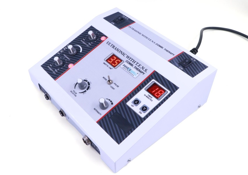 Physiowell Ultrasound AC Machine In Physiotherapy Digital Physio Sonic  Physiotherapy Ultrasound Machine Pain Relief Machine for Joint, White 