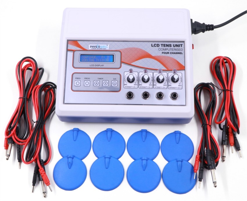 Physiotrack Tens Machine 4 Channel Tens Physiotherapy Machine 4 Ch